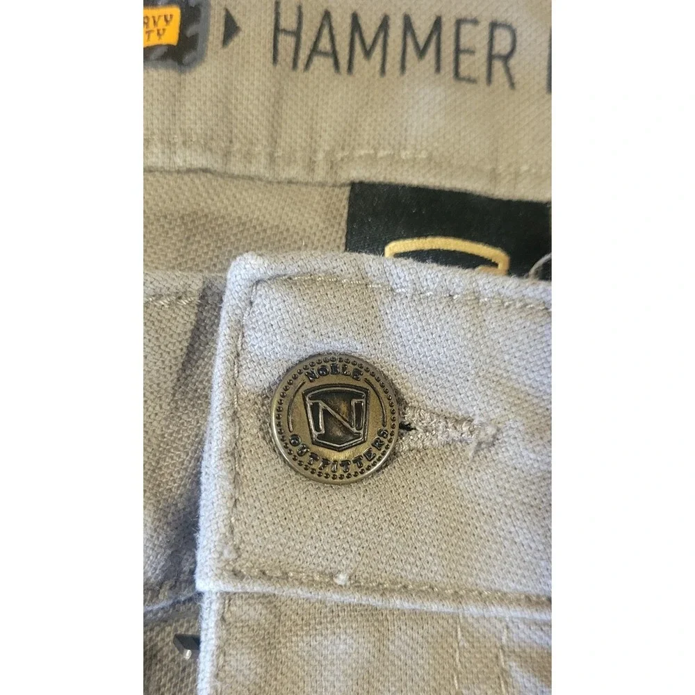 Noble Outfitters Men 42x32 Hammer Drill Canvas Cargo  Heavy Duty Full Flex Pants